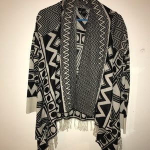Long sleeve cardigan sweater
